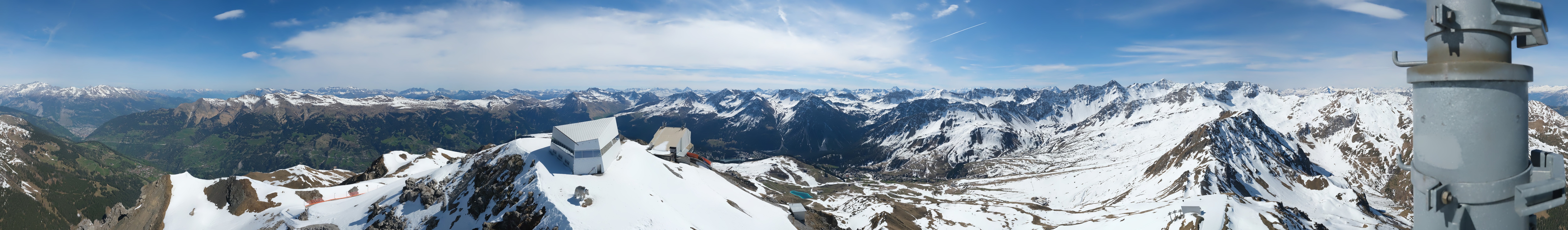 Archived image Webcam Arosa Lenzerheide, Weisshorngipfel