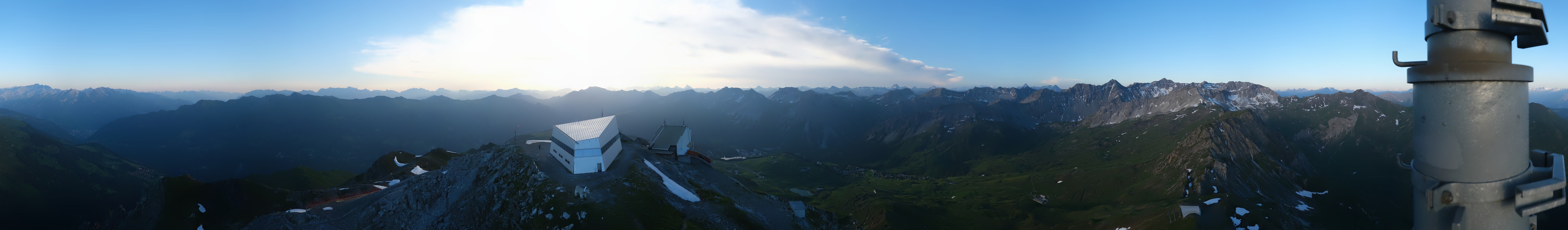 Archived image Webcam Arosa Lenzerheide, Weisshorngipfel