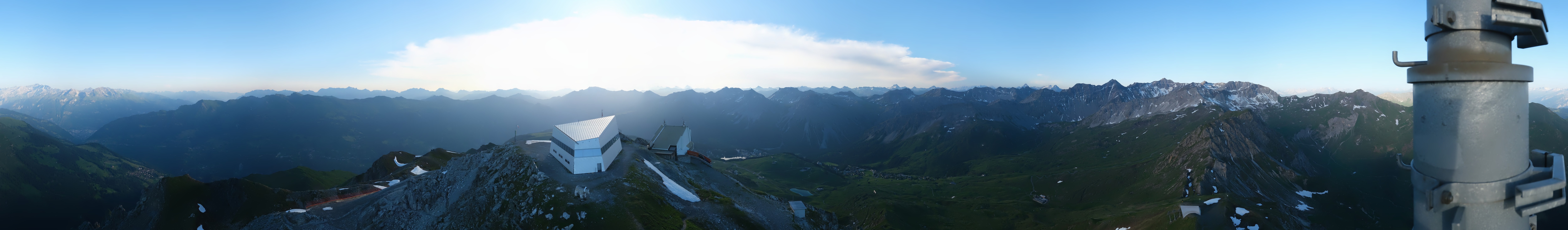 Archived image Webcam Arosa Lenzerheide, Weisshorngipfel