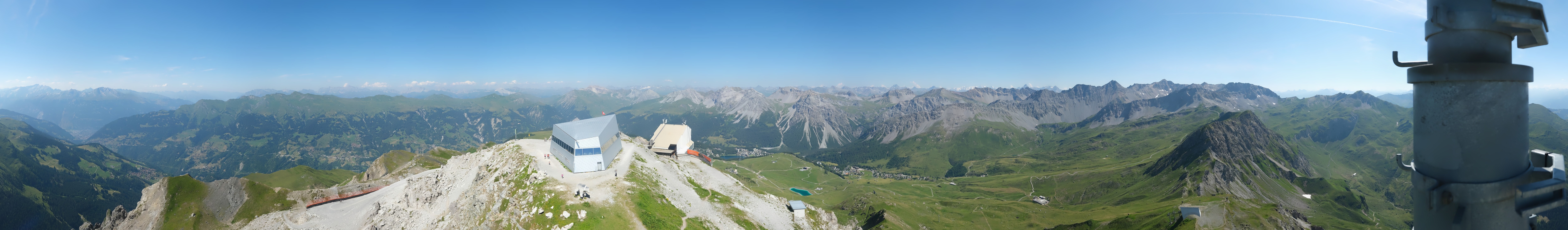 Archived image Webcam Arosa Lenzerheide, Weisshorngipfel