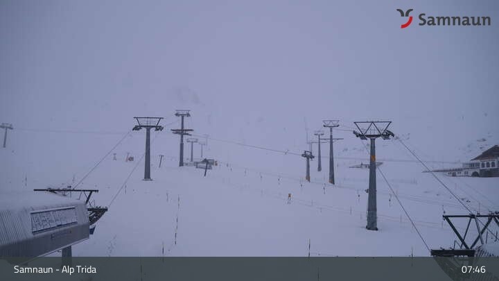 Archiv Foto Webcam Samnaun - Blickrichtung Viderjoch