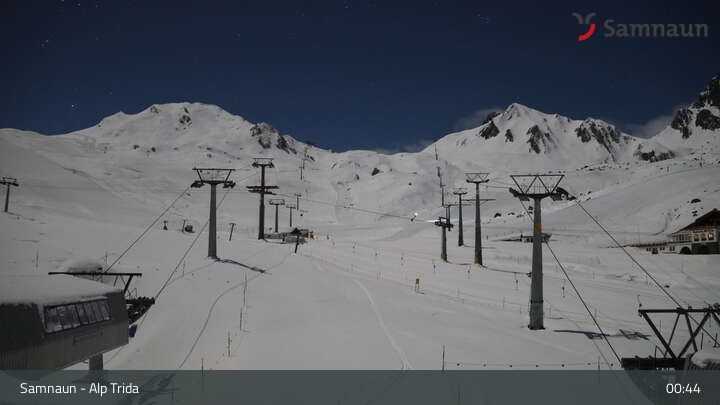 Archiv Foto Webcam Samnaun - Blickrichtung Viderjoch