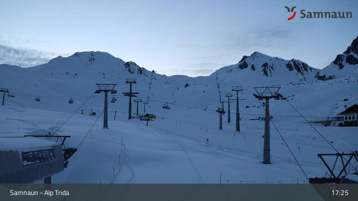 Archiv Foto Webcam Samnaun - Blickrichtung Viderjoch