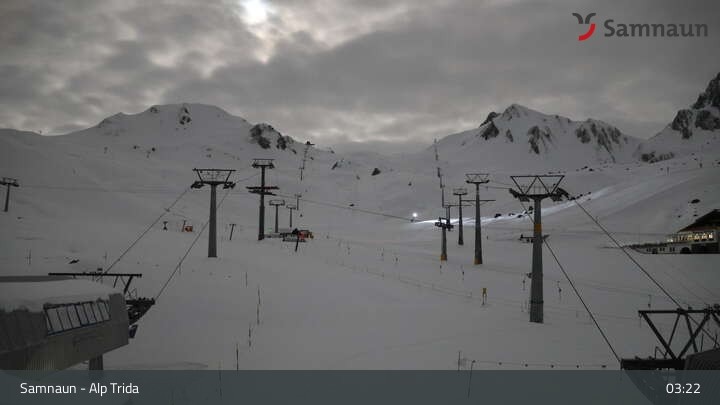 Archiv Foto Webcam Samnaun - Blickrichtung Viderjoch