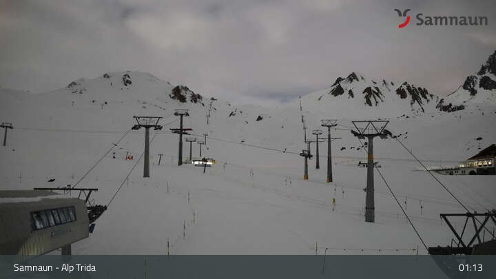 Archiv Foto Webcam Samnaun - Blickrichtung Viderjoch
