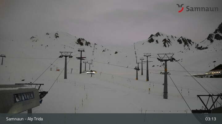 Archiv Foto Webcam Samnaun - Blickrichtung Viderjoch