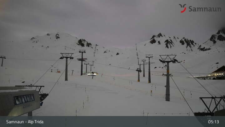 Archiv Foto Webcam Samnaun - Blickrichtung Viderjoch