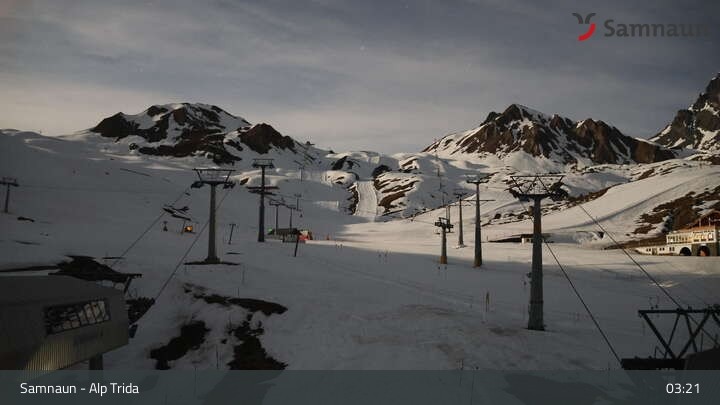 Archiv Foto Webcam Samnaun - Blickrichtung Viderjoch