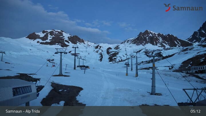 Archiv Foto Webcam Samnaun - Blickrichtung Viderjoch