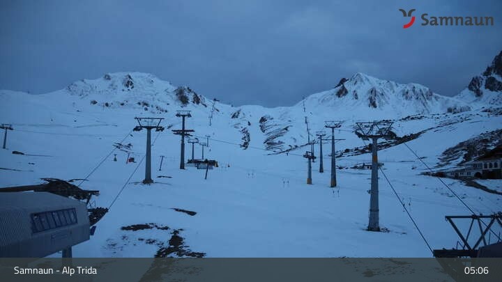 Archiv Foto Webcam Samnaun - Blickrichtung Viderjoch