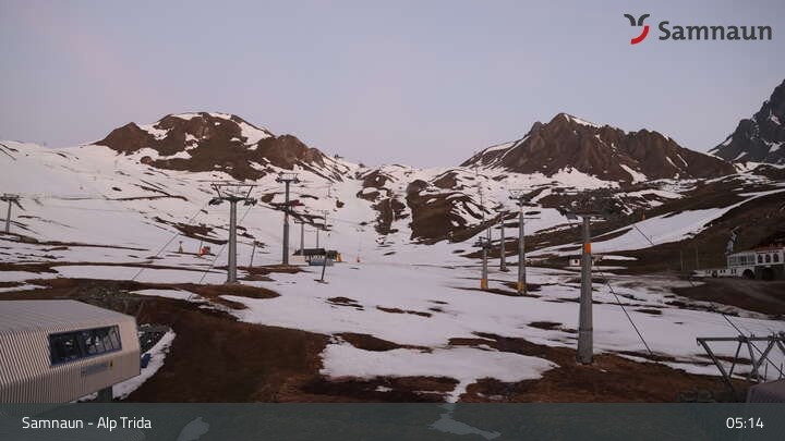 Archiv Foto Webcam Samnaun - Blickrichtung Viderjoch