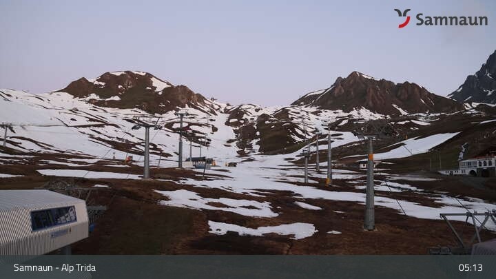 Archiv Foto Webcam Samnaun - Blickrichtung Viderjoch