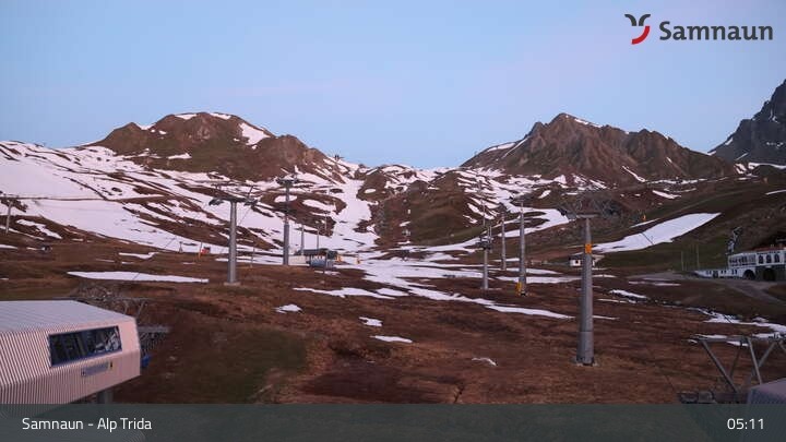 Archiv Foto Webcam Samnaun - Blickrichtung Viderjoch