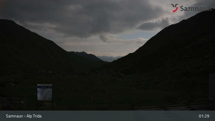 Archiv Foto Webcam Samnaun - Blickrichtung Viderjoch