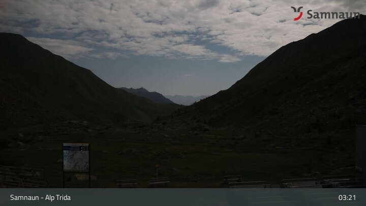 Archiv Foto Webcam Samnaun - Blickrichtung Viderjoch