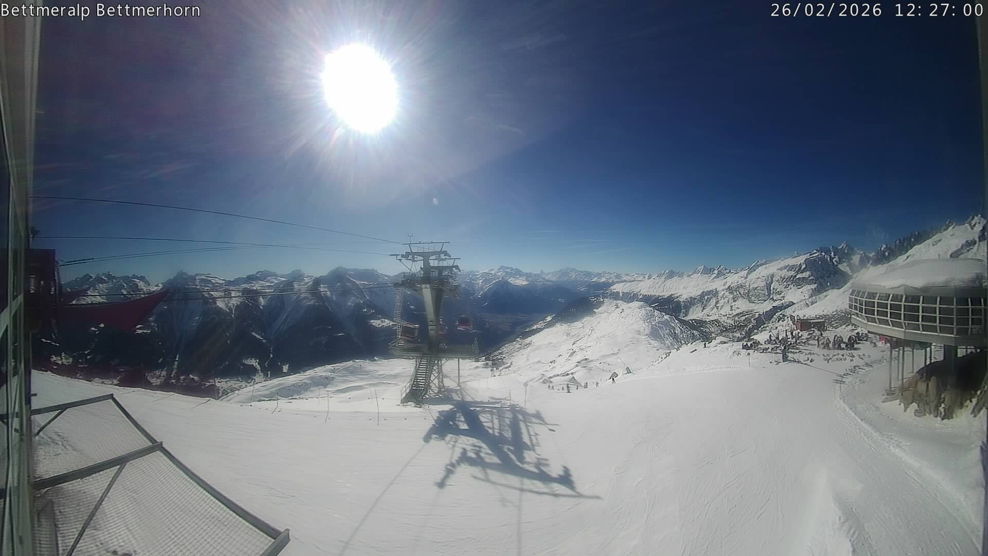 Archived image Webcam Aletsch Arena: Bettmerhorn