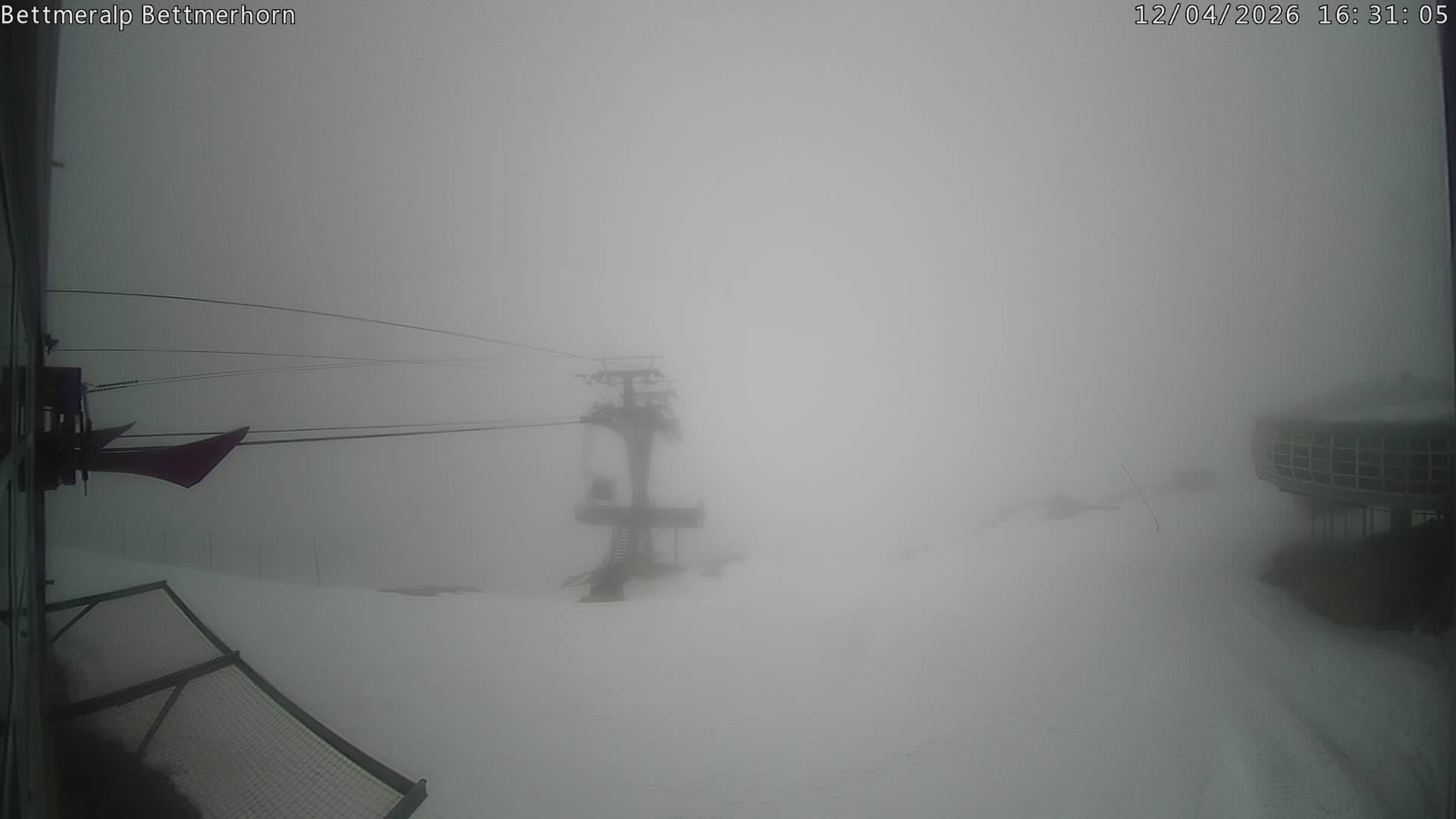 Archived image Webcam Aletsch Arena: Bettmerhorn