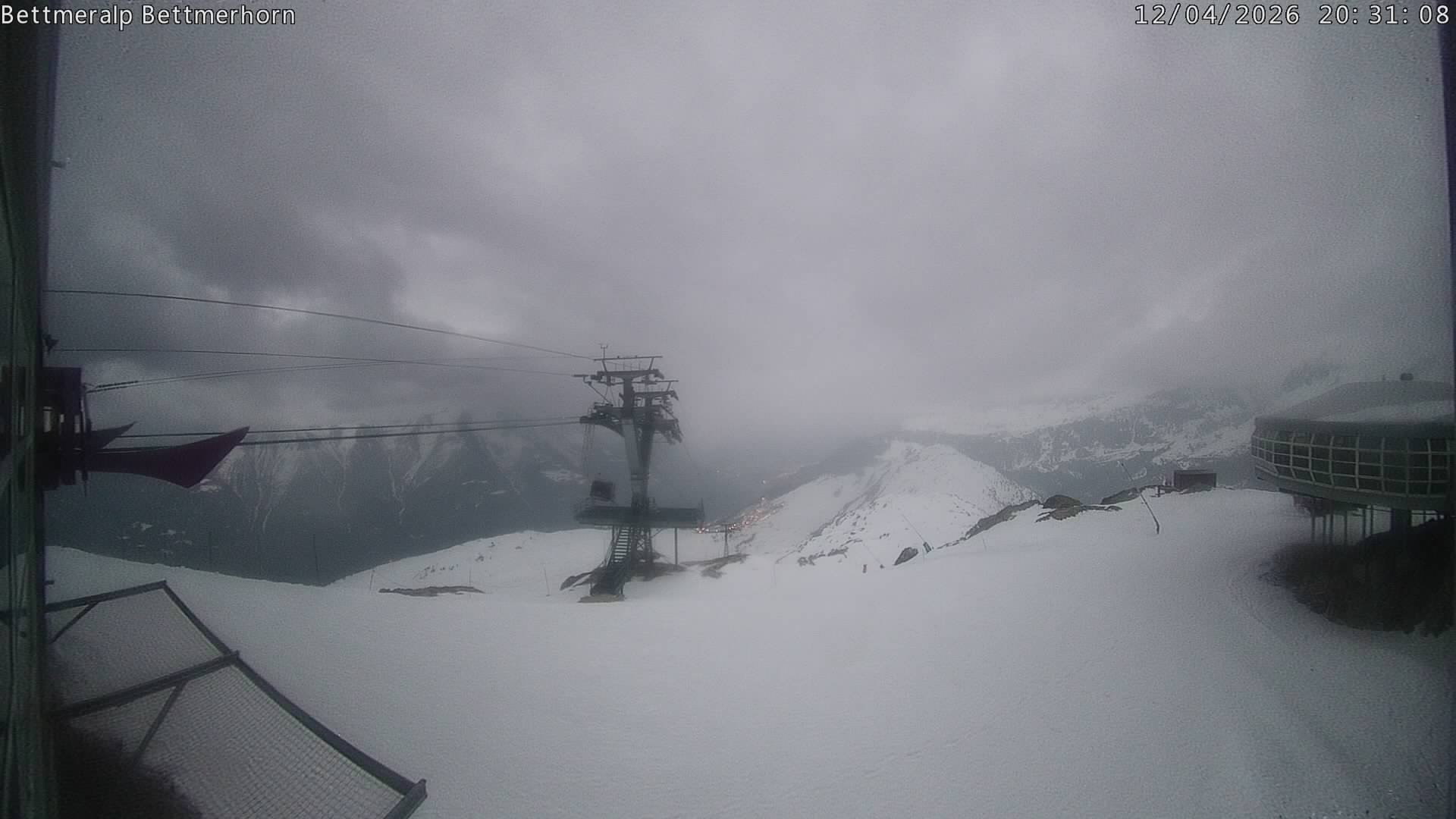 Archived image Webcam Aletsch Arena: Bettmerhorn