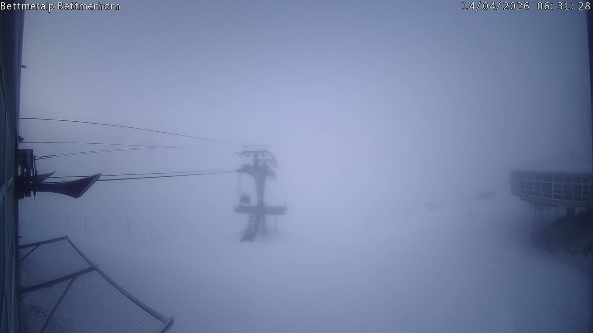 Archived image Webcam Aletsch Arena: Bettmerhorn