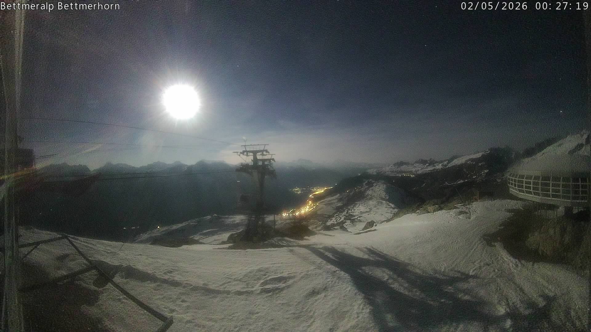 Archived image Webcam Aletsch Arena: Bettmerhorn