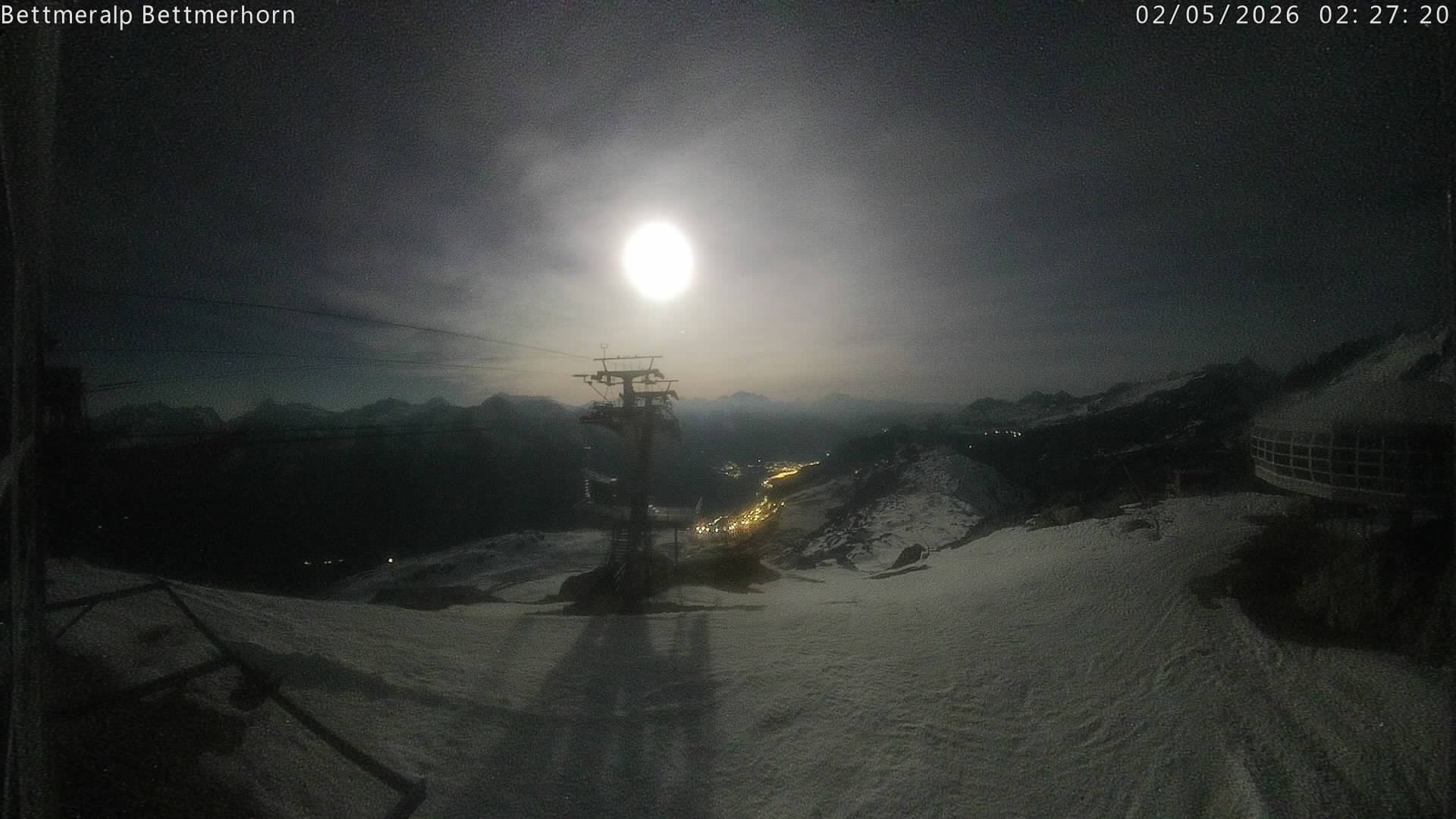 Archived image Webcam Aletsch Arena: Bettmerhorn