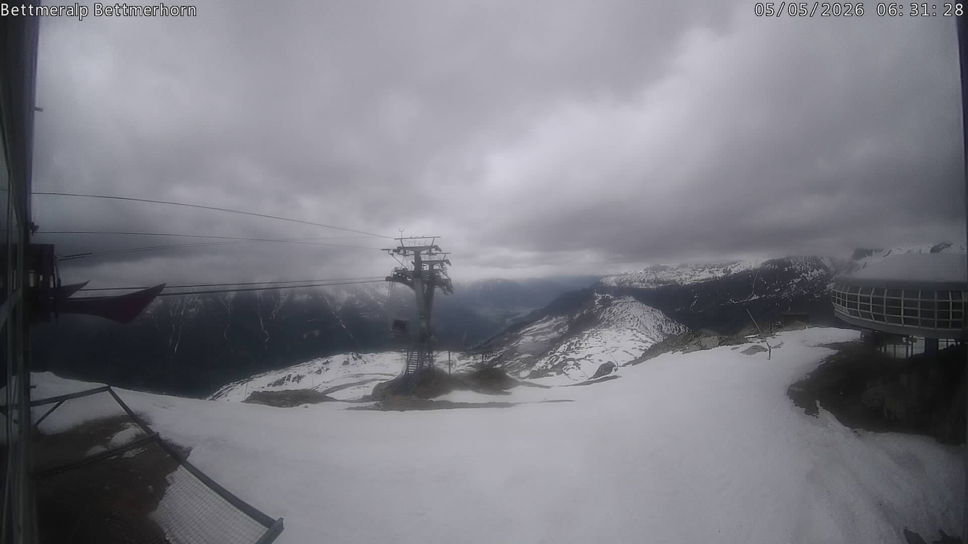 Archived image Webcam Aletsch Arena: Bettmerhorn