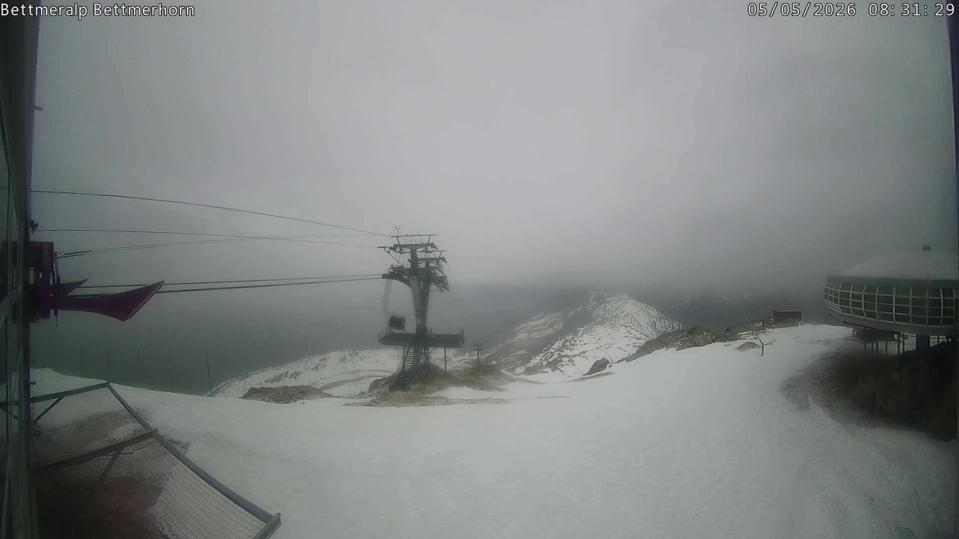 Archived image Webcam Aletsch Arena: Bettmerhorn