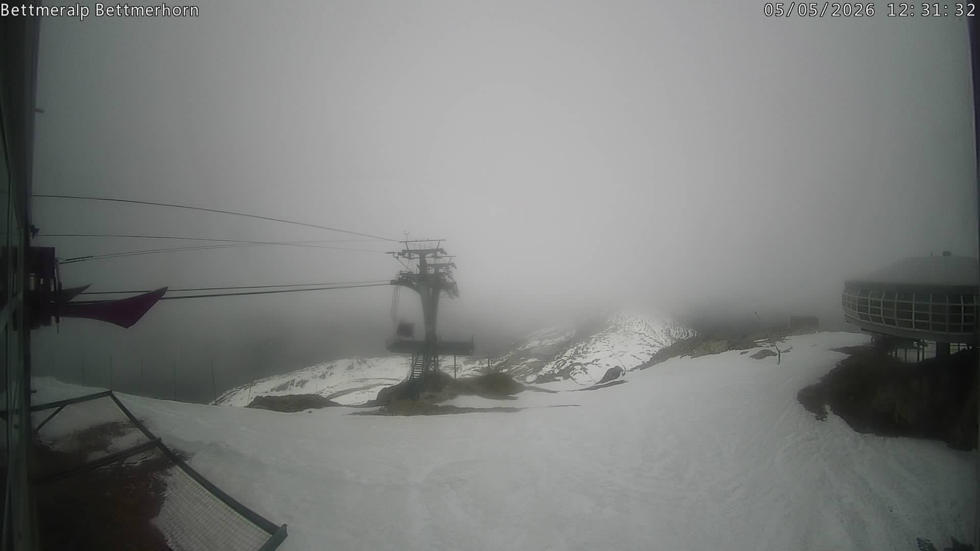 Archived image Webcam Aletsch Arena: Bettmerhorn