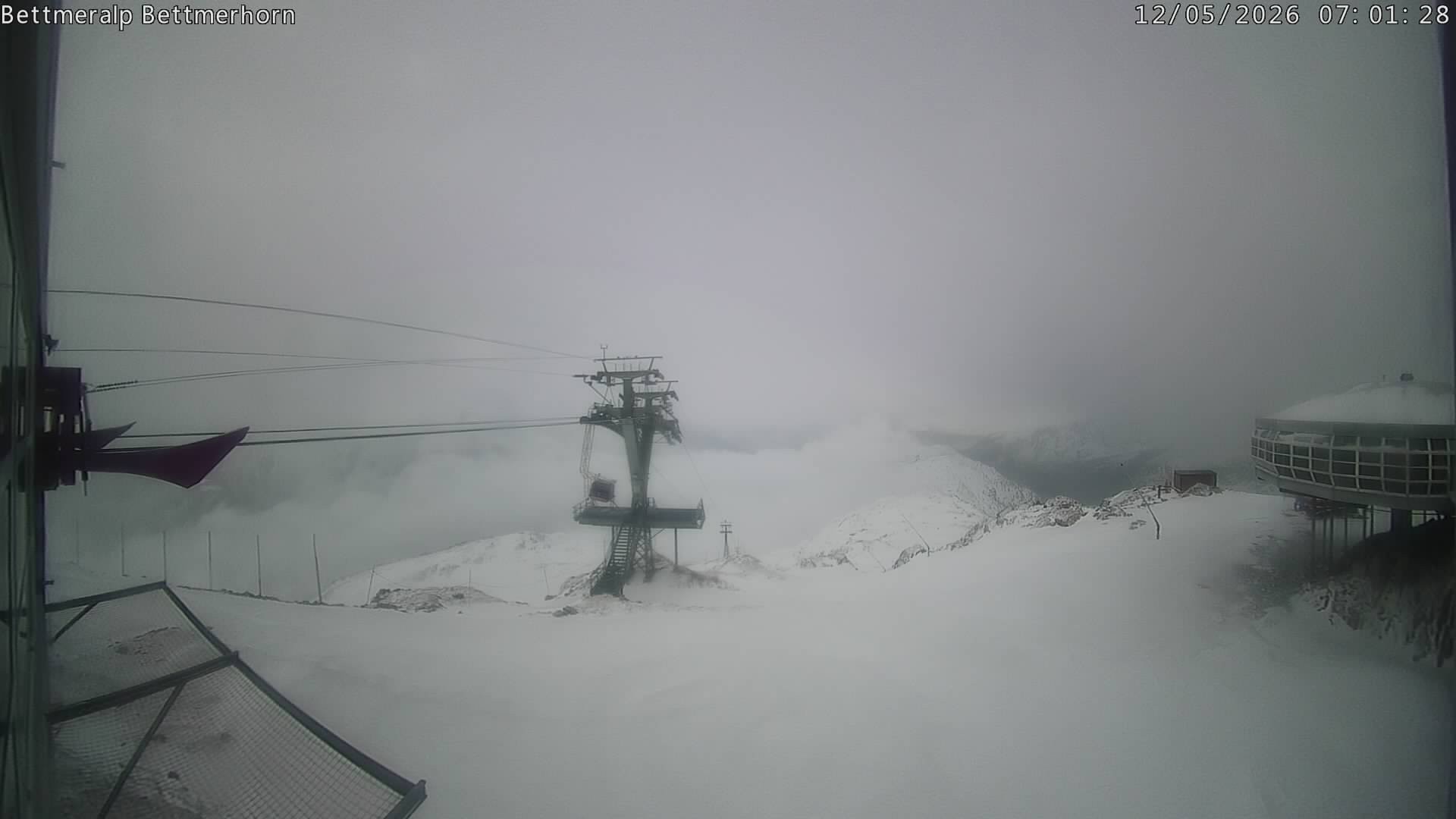 Archived image Webcam Aletsch Arena: Bettmerhorn