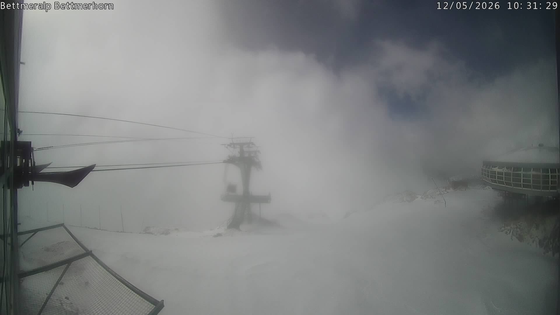 Archived image Webcam Aletsch Arena: Bettmerhorn