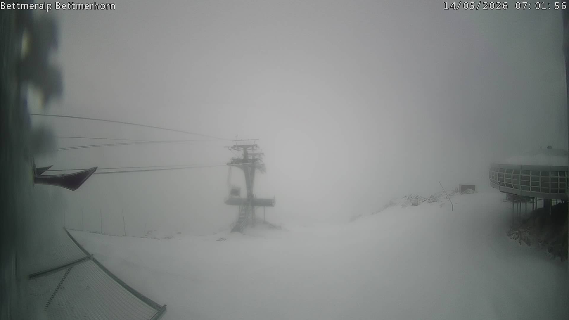 Archived image Webcam Aletsch Arena: Bettmerhorn