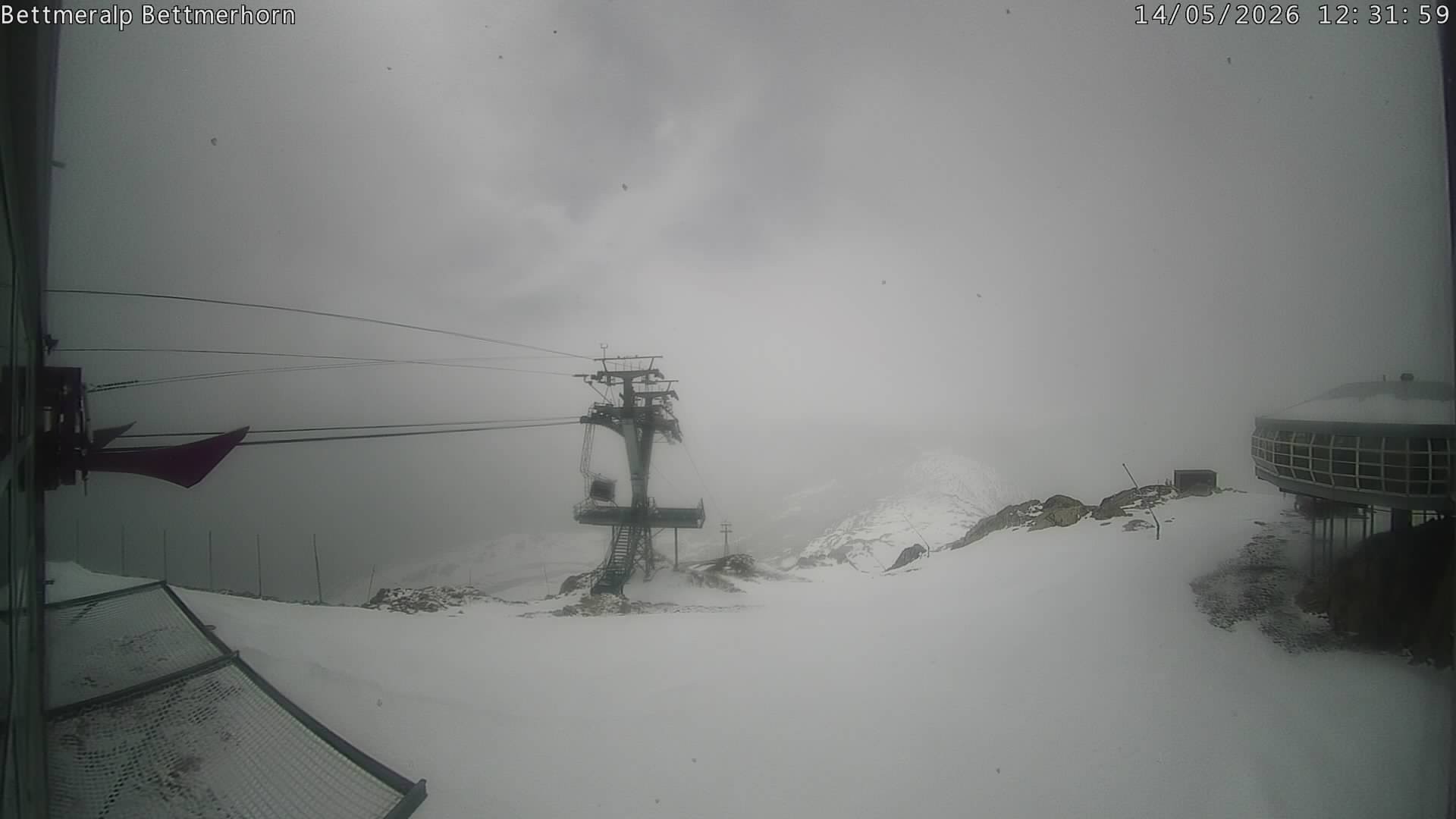Archived image Webcam Aletsch Arena: Bettmerhorn