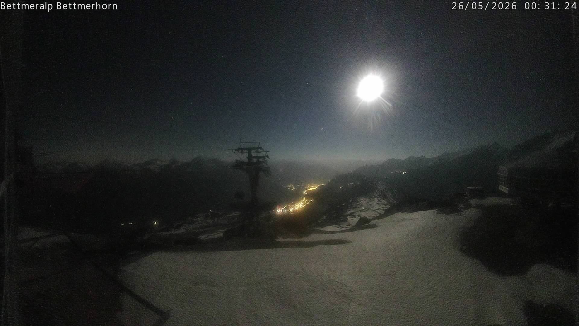 Archived image Webcam Aletsch Arena: Bettmerhorn
