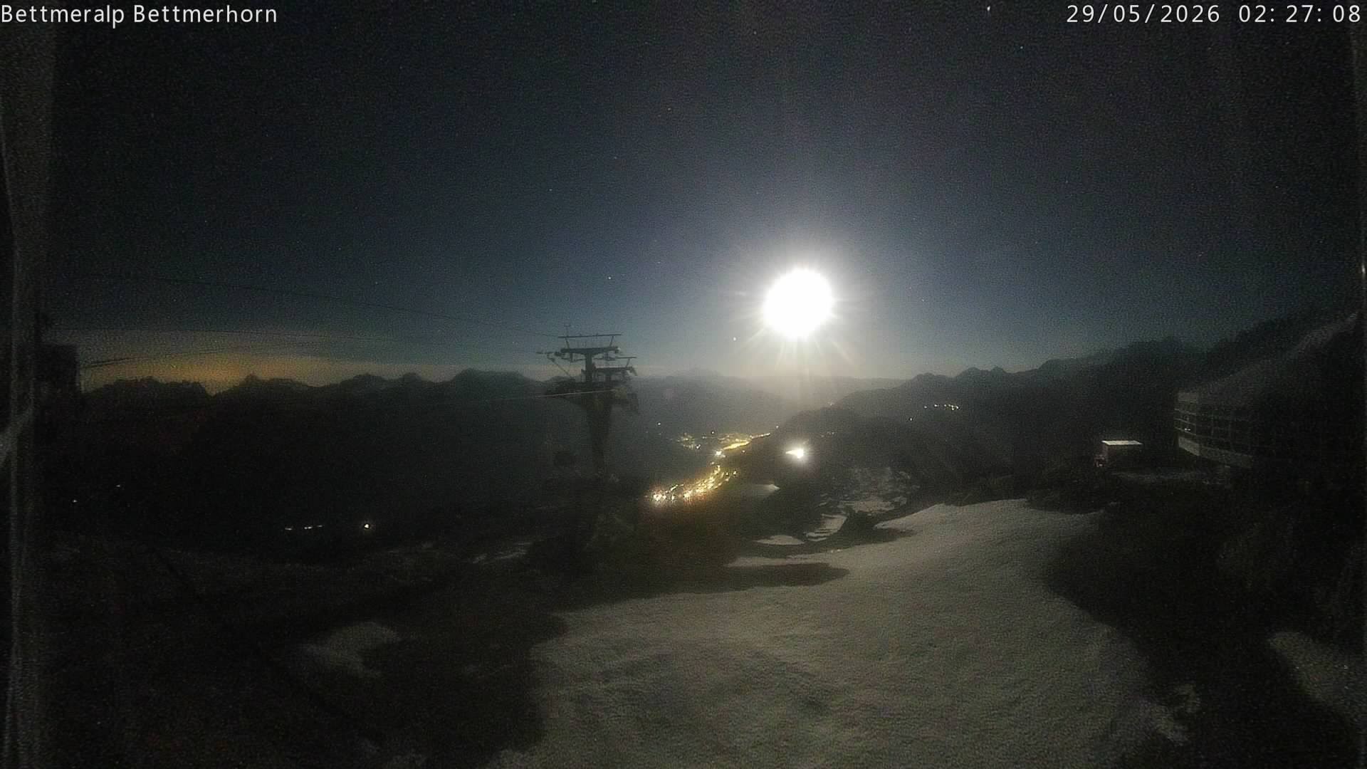 Archived image Webcam Aletsch Arena: Bettmerhorn
