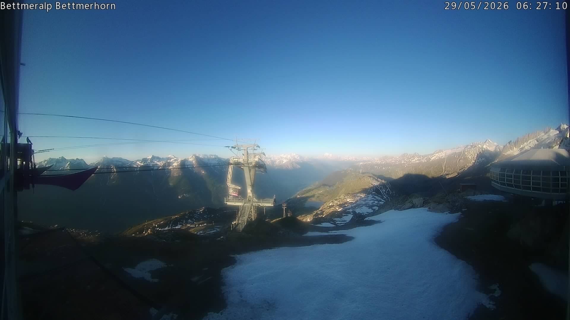 Archived image Webcam Aletsch Arena: Bettmerhorn