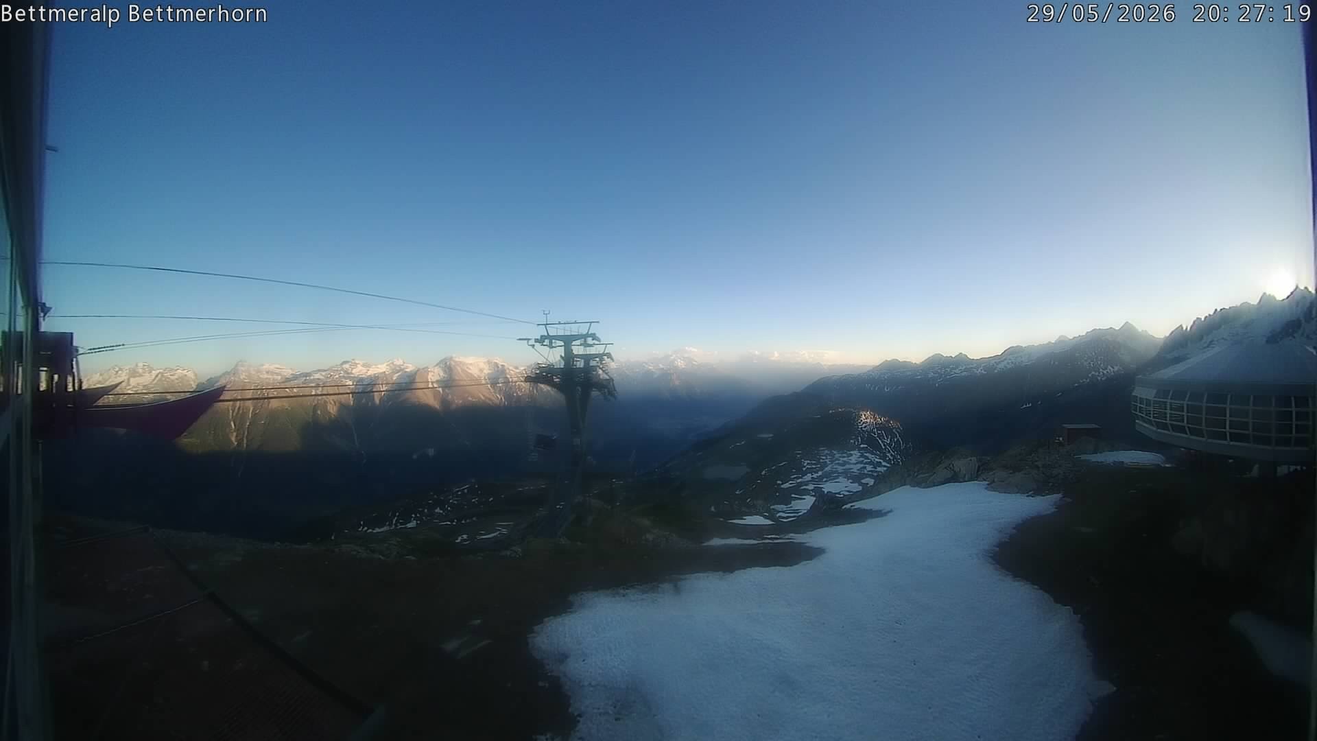 Archived image Webcam Aletsch Arena: Bettmerhorn