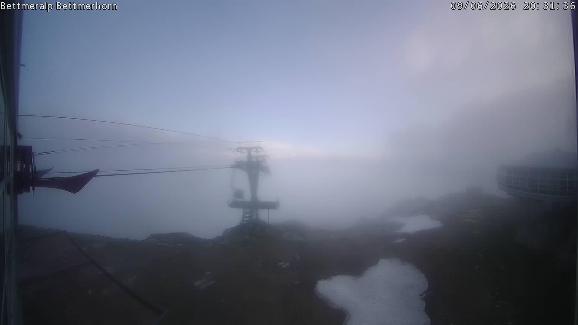 Archived image Webcam Aletsch Arena: Bettmerhorn