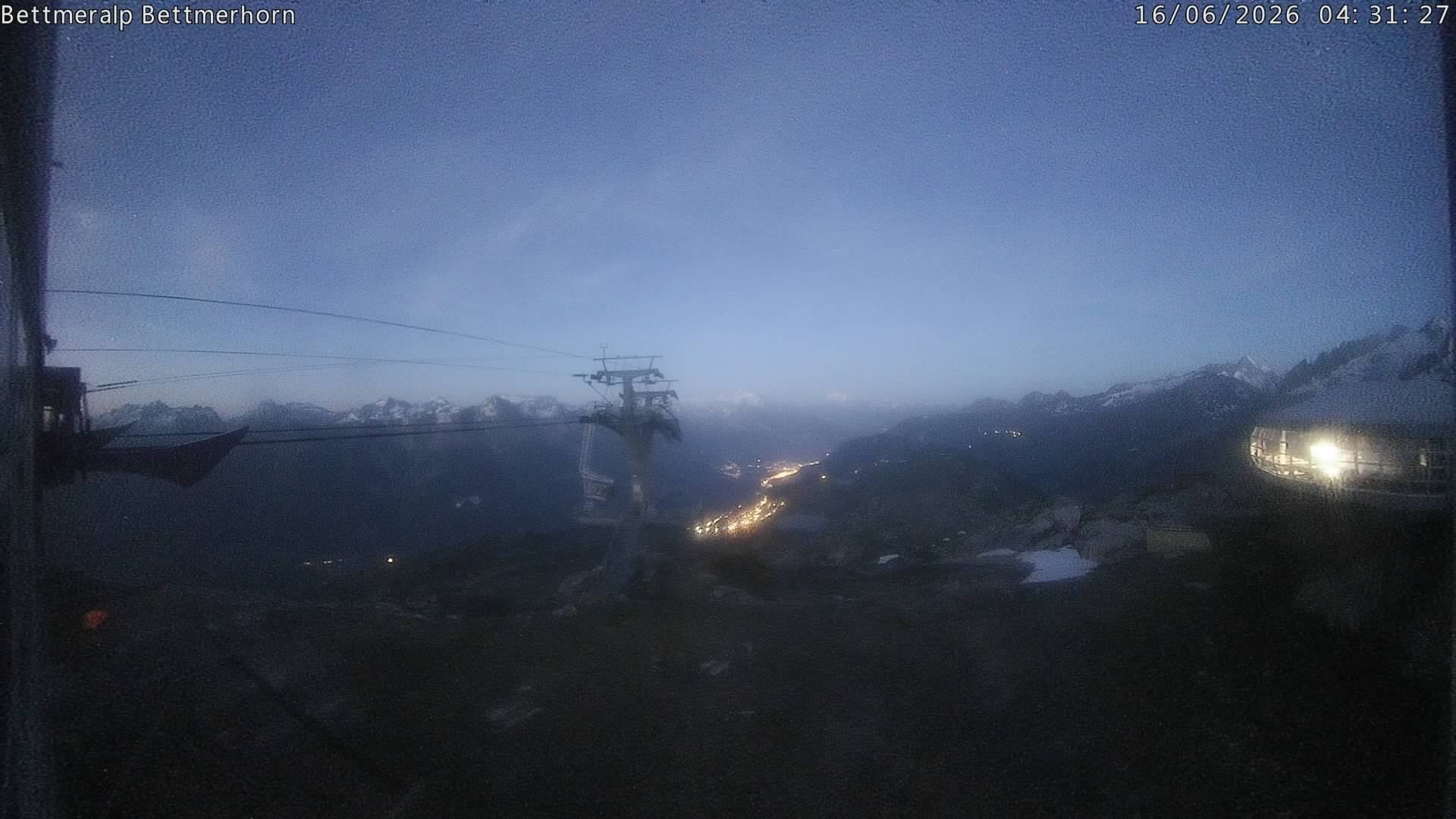 Archived image Webcam Aletsch Arena: Bettmerhorn