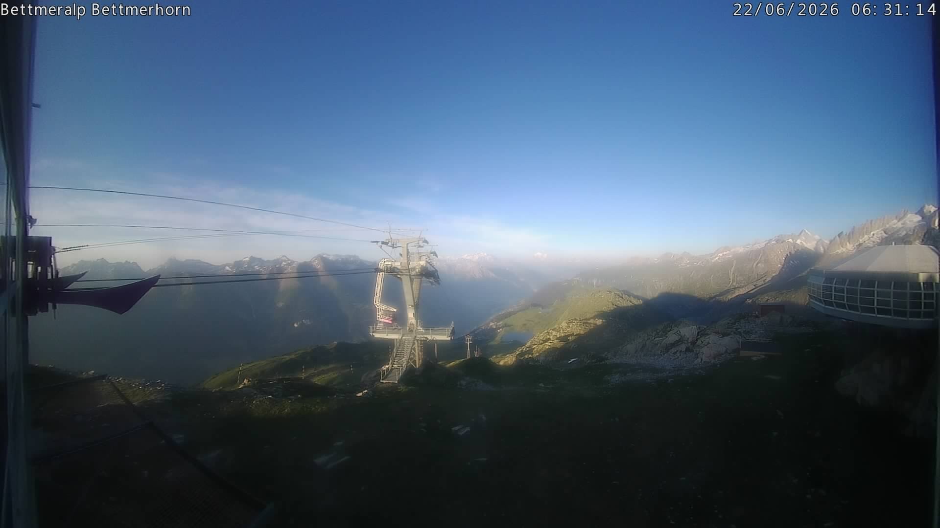 Archived image Webcam Aletsch Arena: Bettmerhorn