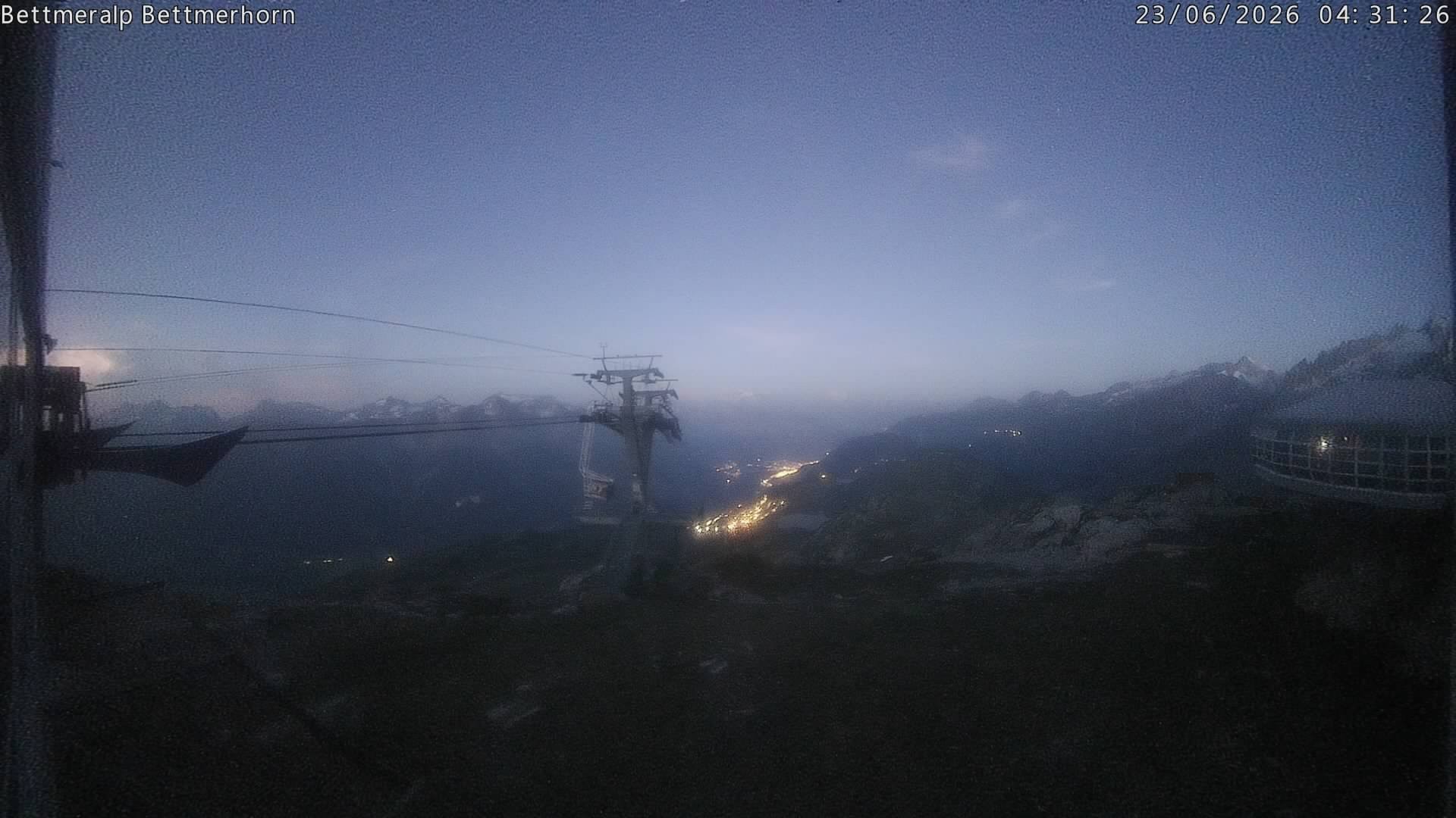 Archived image Webcam Aletsch Arena: Bettmerhorn