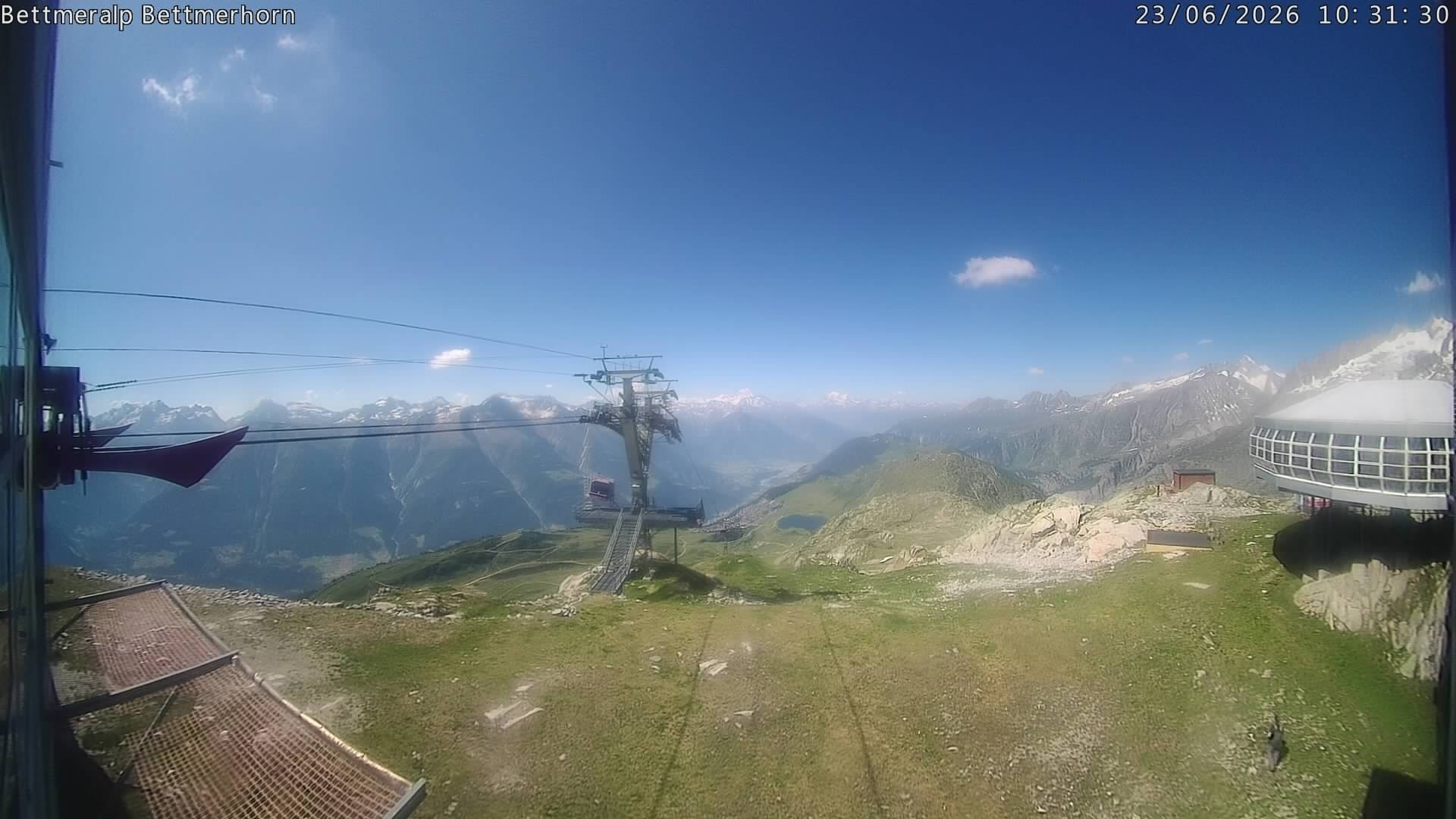 Archived image Webcam Aletsch Arena: Bettmerhorn