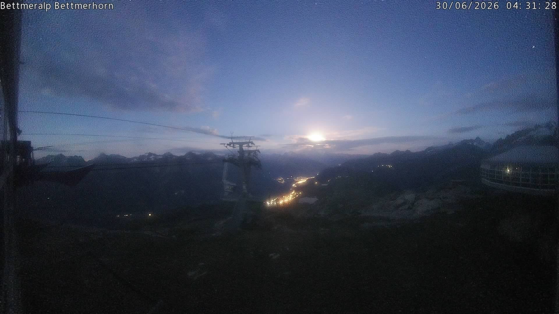 Archived image Webcam Aletsch Arena: Bettmerhorn