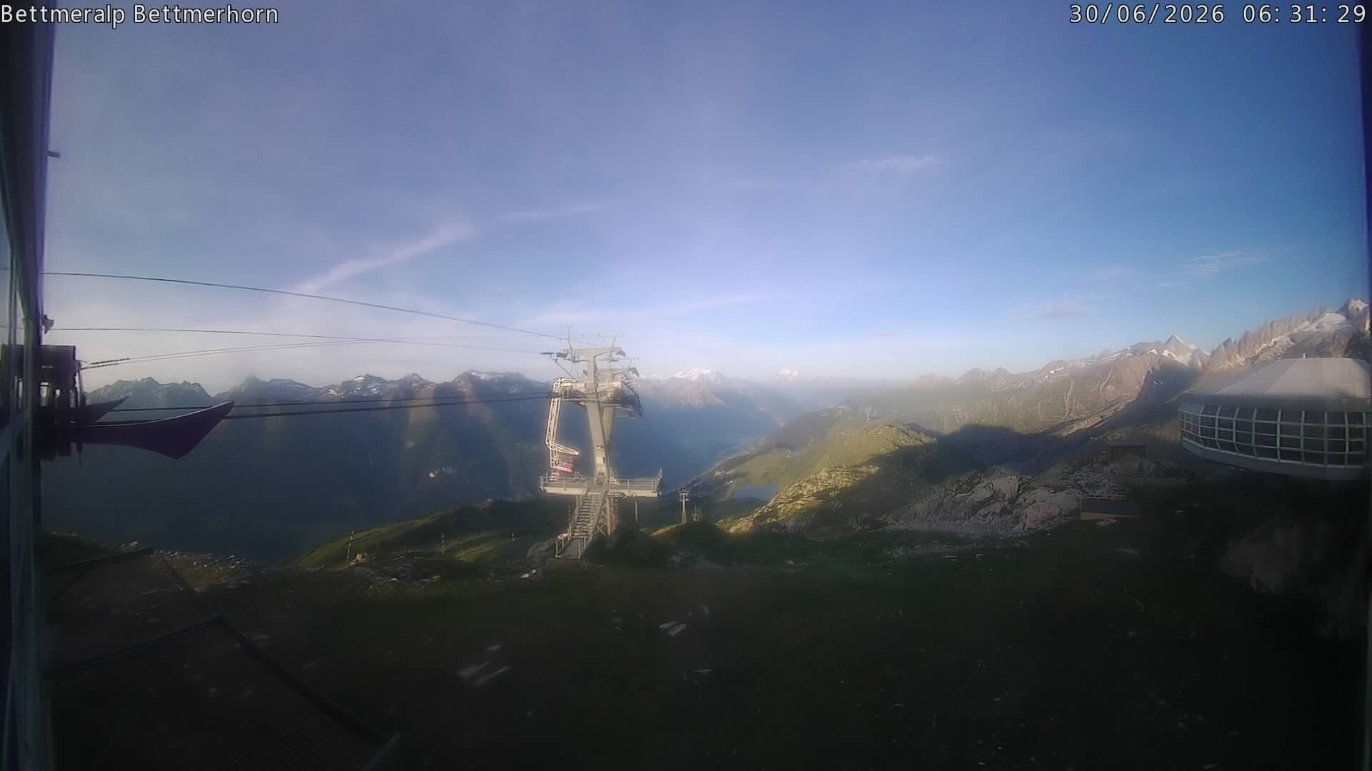 Archived image Webcam Aletsch Arena: Bettmerhorn
