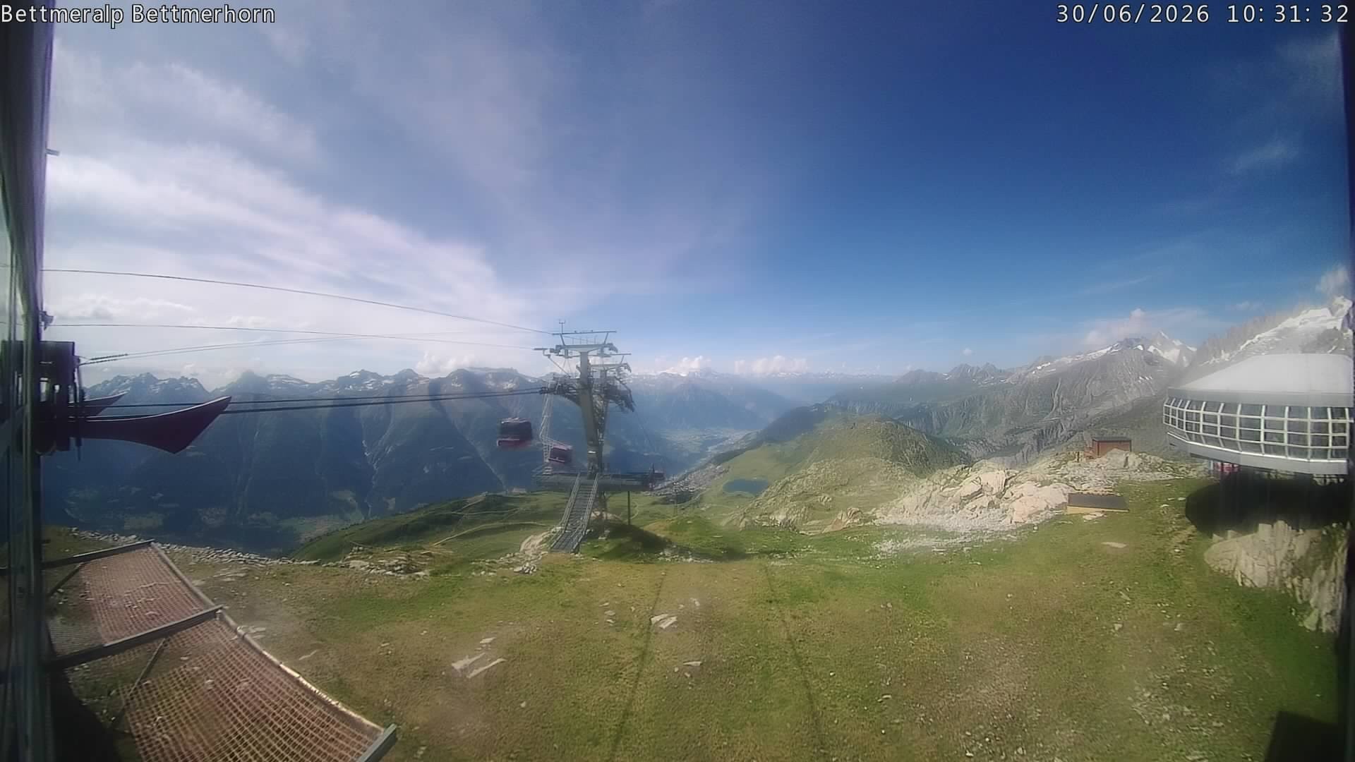 Archived image Webcam Aletsch Arena: Bettmerhorn