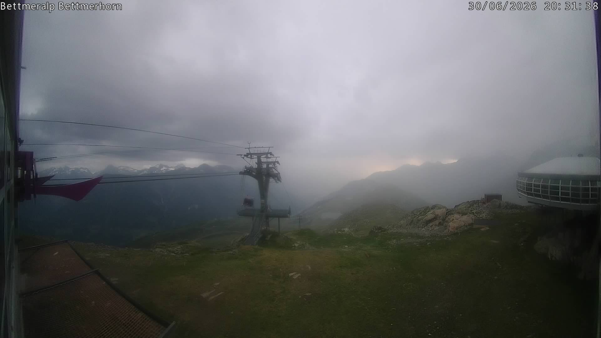 Archived image Webcam Aletsch Arena: Bettmerhorn