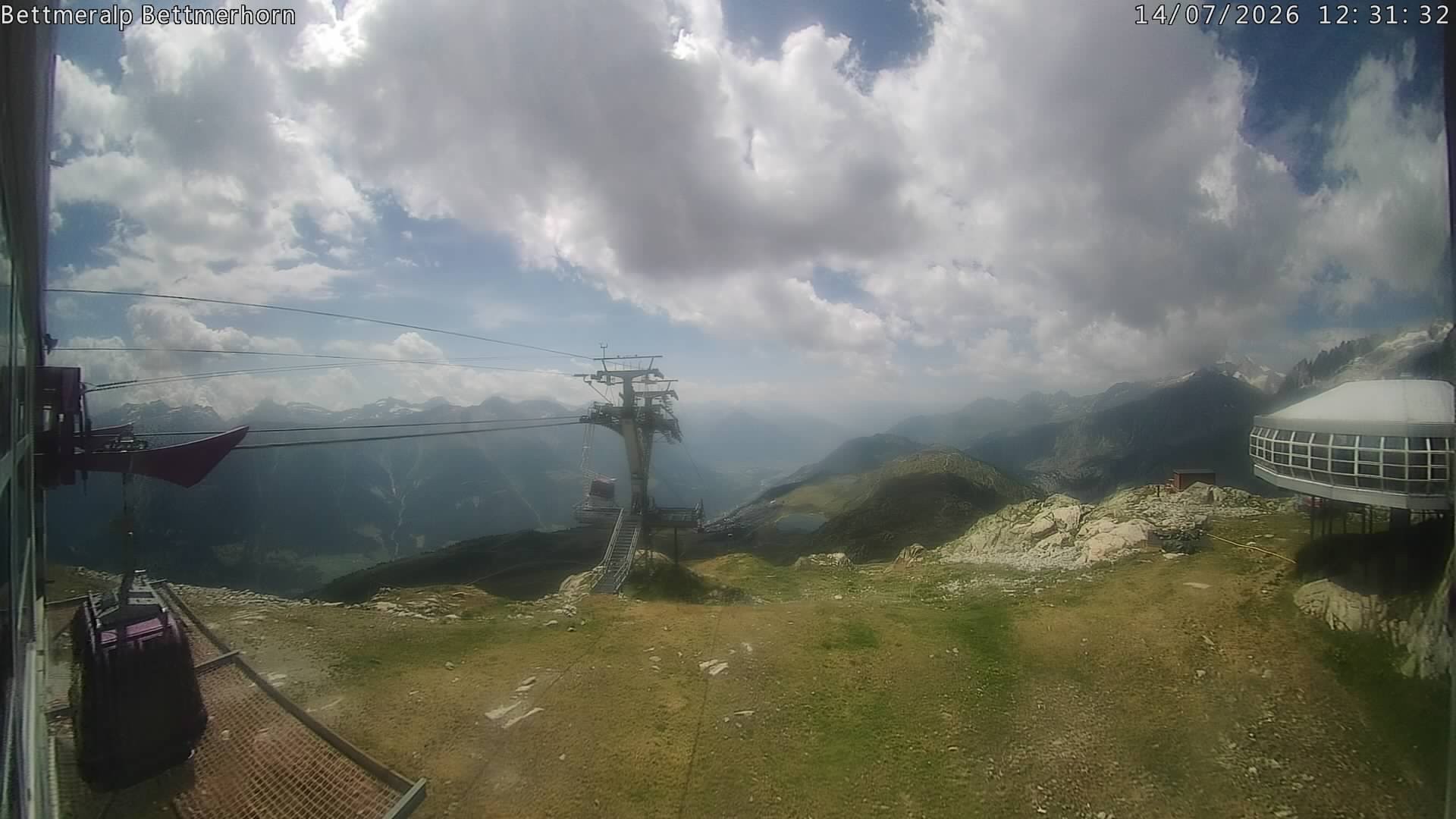 Archived image Webcam Aletsch Arena: Bettmerhorn