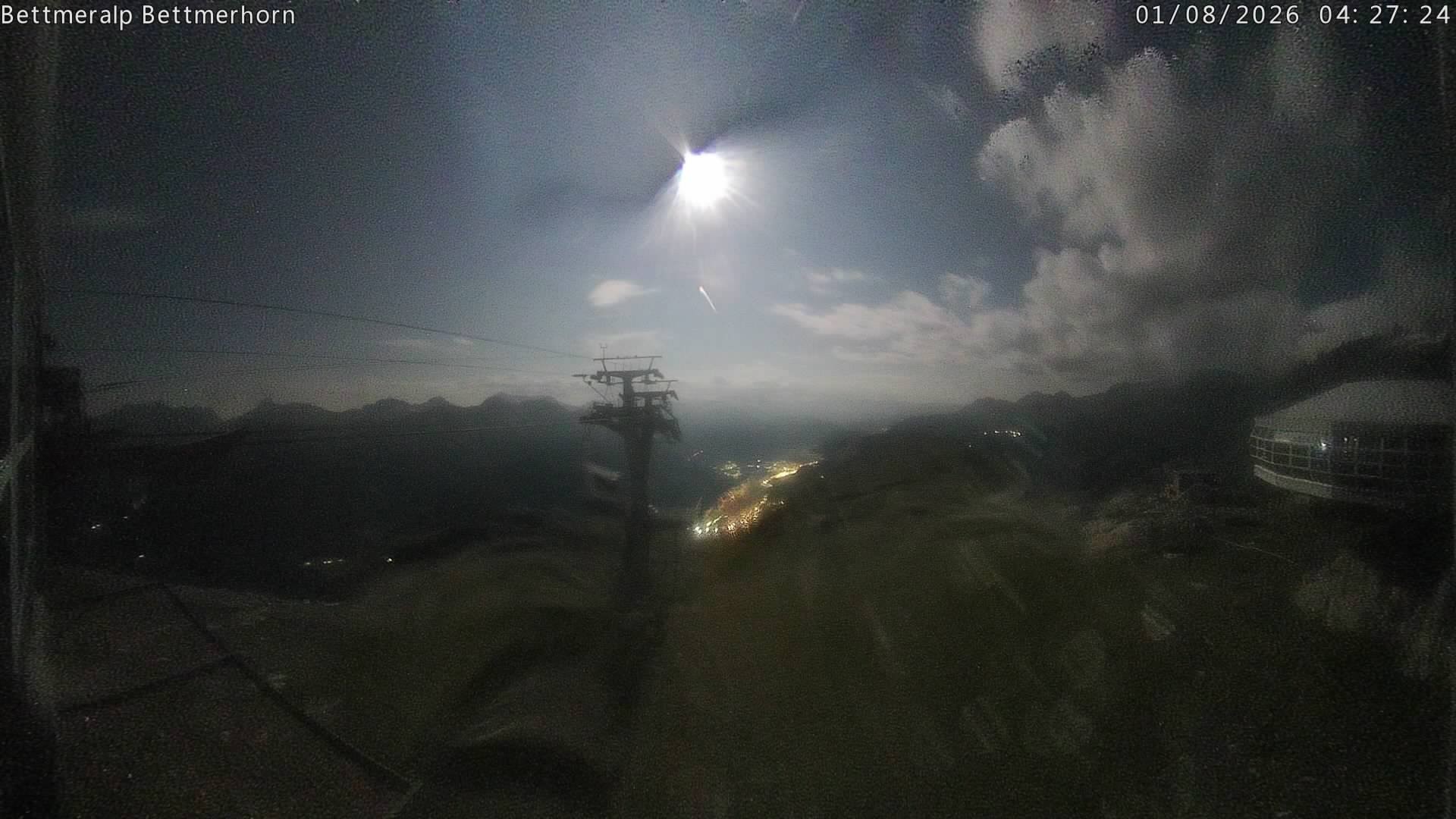 Archived image Webcam Aletsch Arena: Bettmerhorn