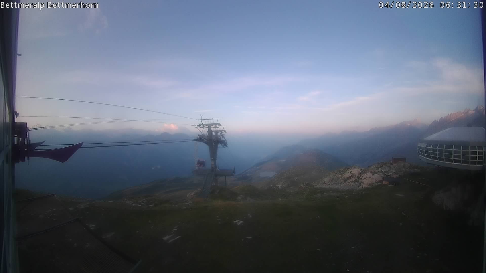 Archived image Webcam Aletsch Arena: Bettmerhorn