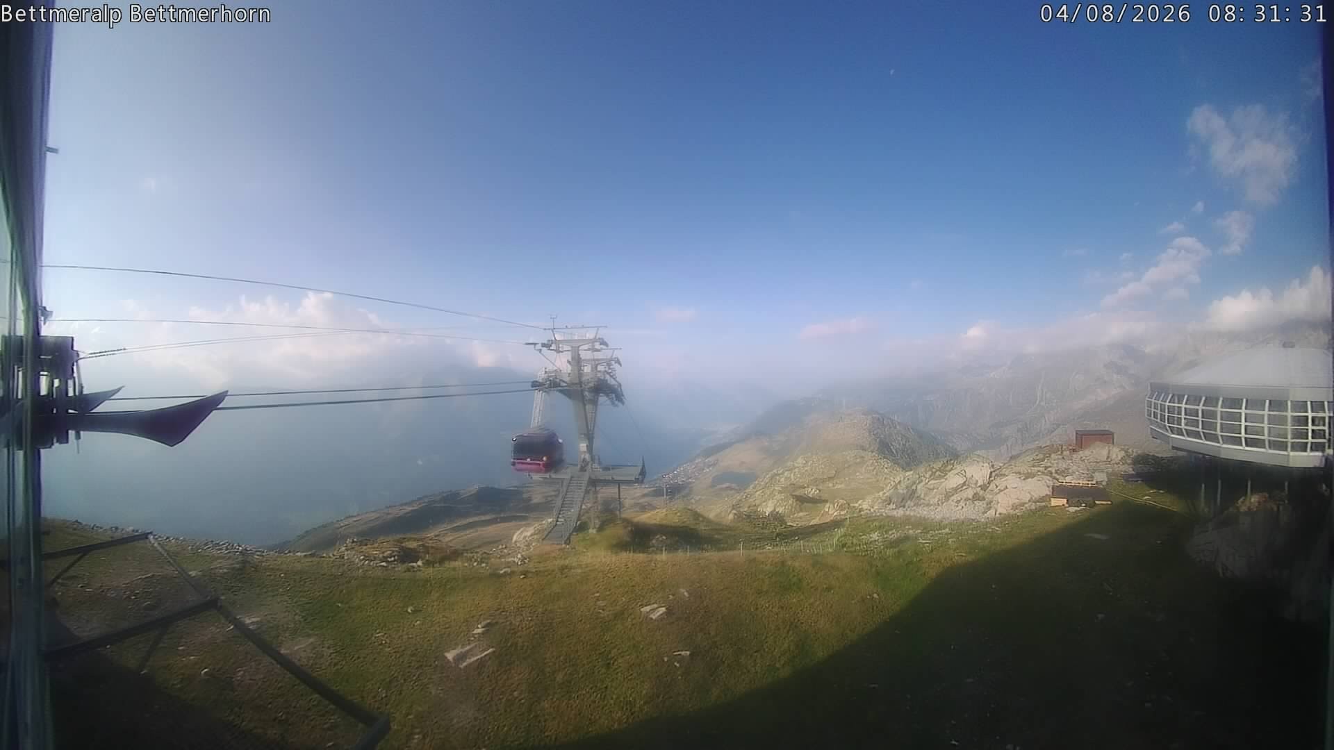 Archived image Webcam Aletsch Arena: Bettmerhorn