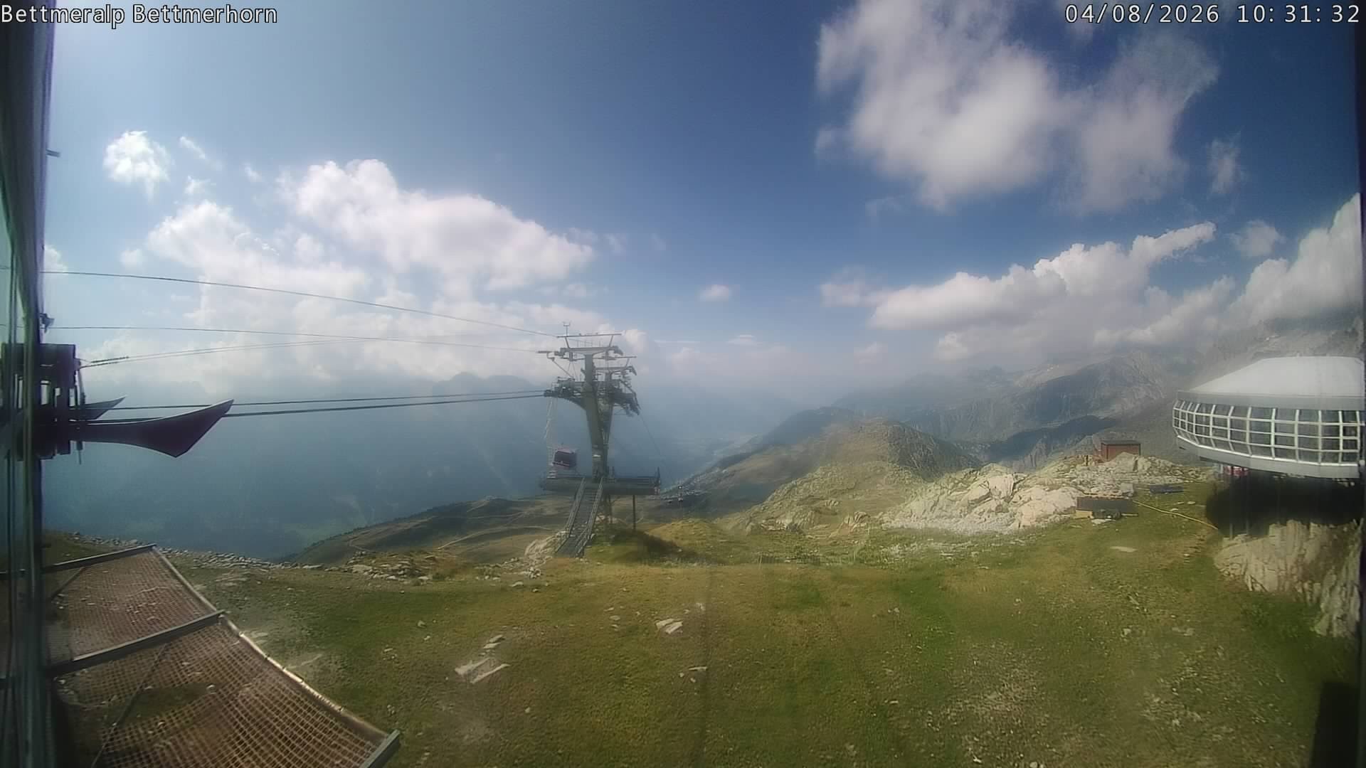 Archived image Webcam Aletsch Arena: Bettmerhorn